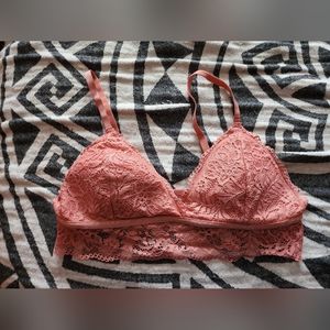 Pink Lace Bralette